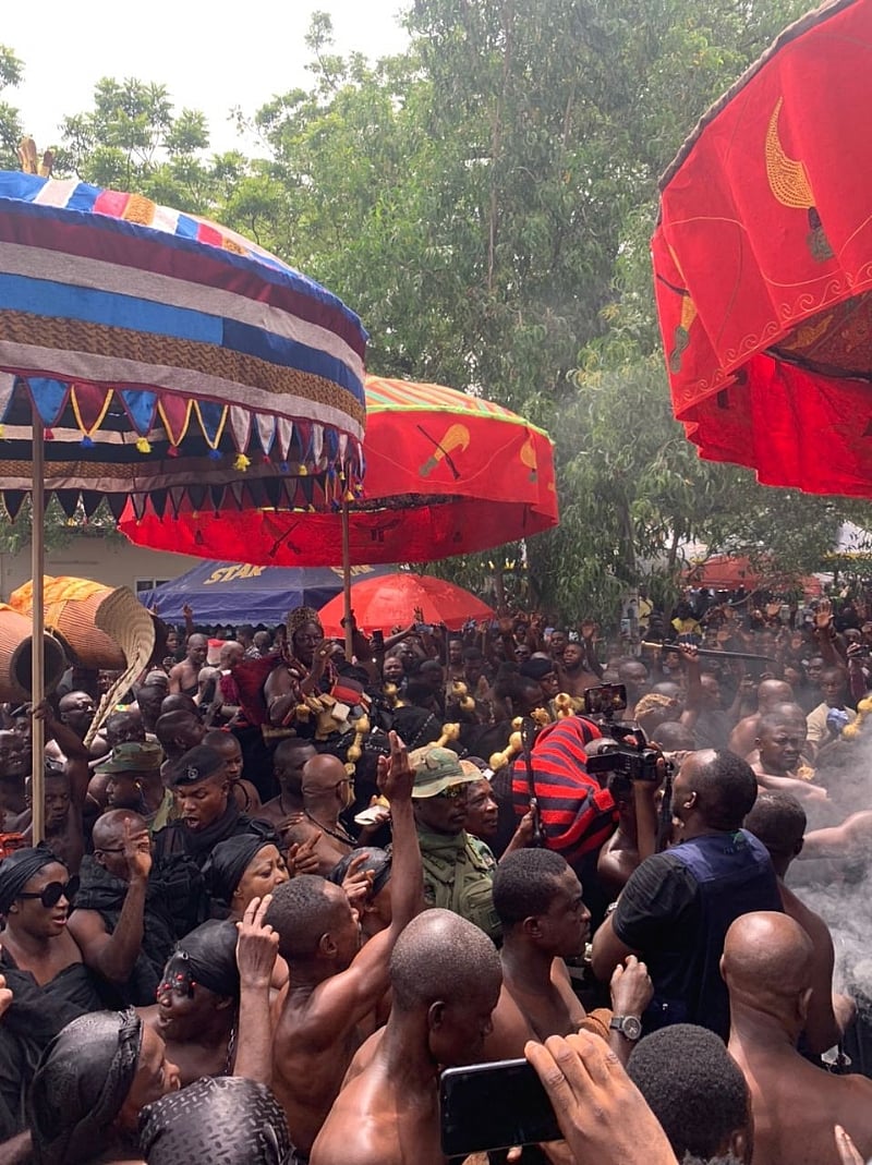 Asanteman gather at Manhyia Palace to commemorate Sagrenti War