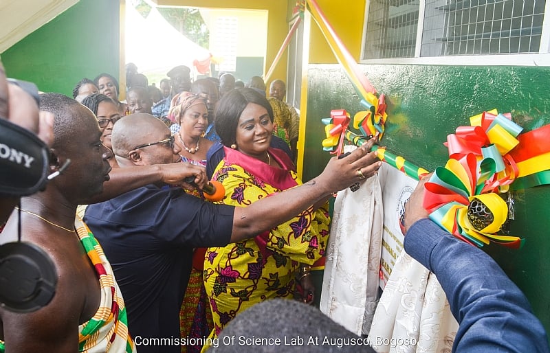 Hon. Barbara Oteng-Gyasi Opens Ultramodern Science Lab