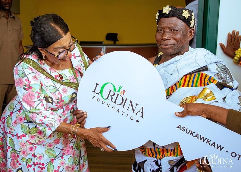Lordina Foundation gifts Asukawkaw community maternity & children's health f