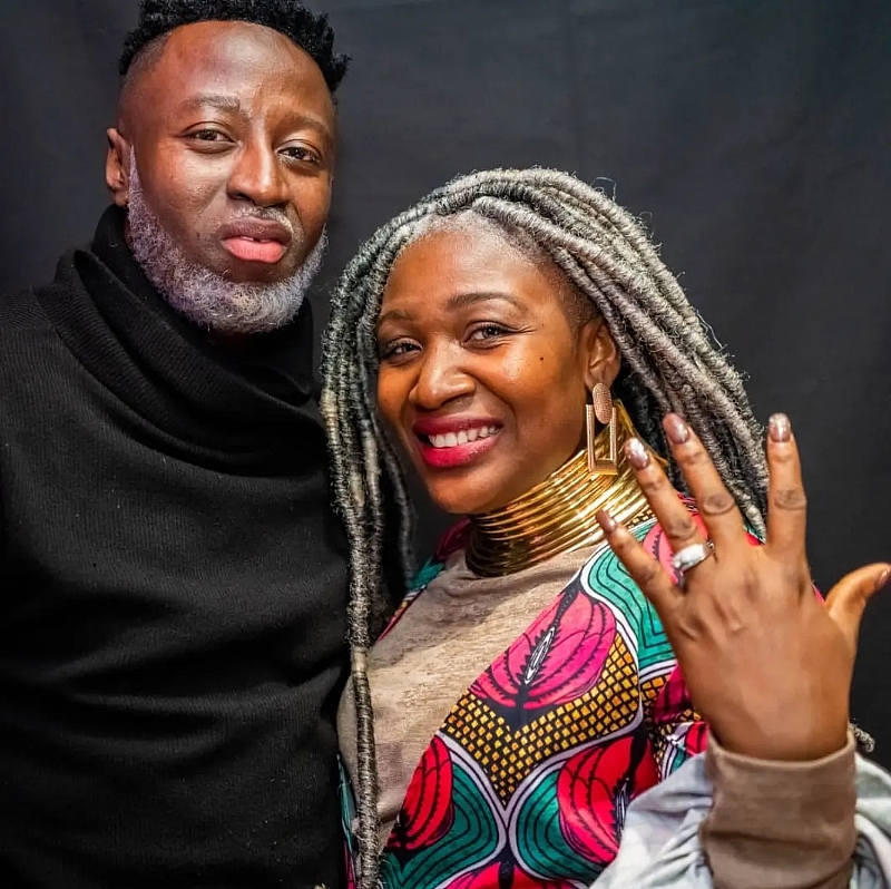 US based Ghanaian Rapper Ohene Ntow engages long-term girlfriend