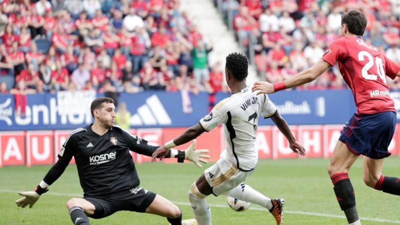 La Liga: Vinicius Jr scores twice as Real Madrid beat Osasuna