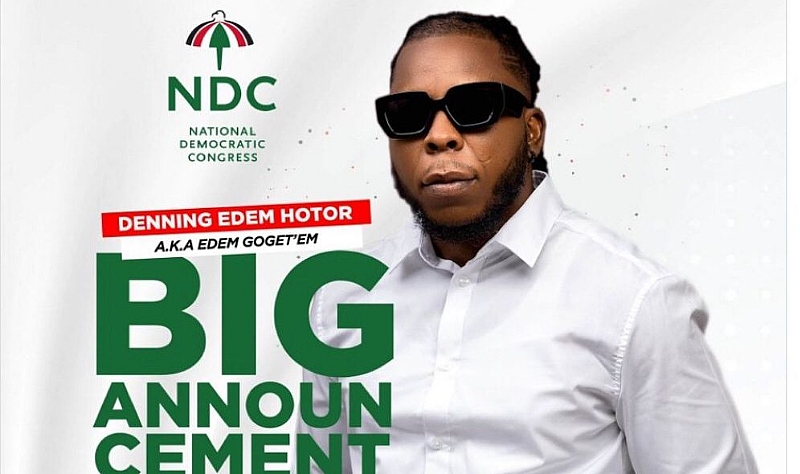 Rapper Ayigbe Edem reveals parliamentary bid on NDC ticket