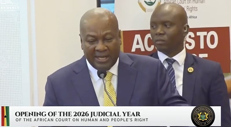 Mahama opens 2026 Judicial Year of African Court on Human and Peoples’ Right