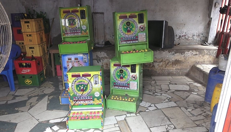 Gaming Commission Ghana confiscates over 50 illegal jackpot machines in