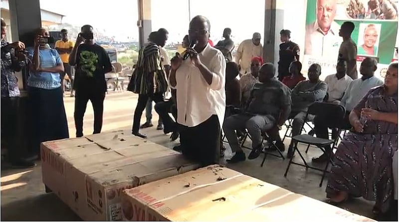 Fisheries Minister donates 7 outboard motors to Senya Breku ...