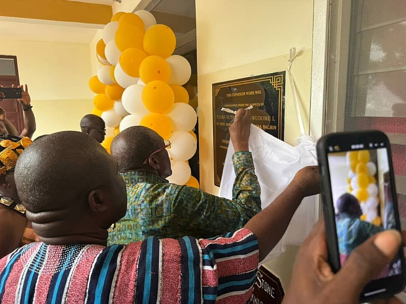 Speaker Bagbin commissions renovated Awudome Traditional Council Hall