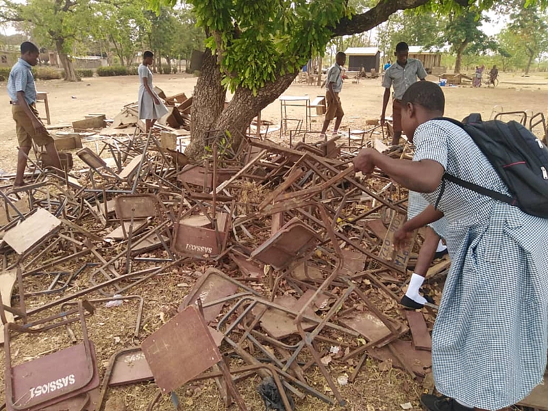Lack of furniture hindering learning at Salaga Senior High school