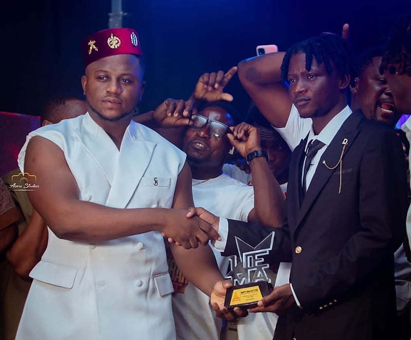 Flamebwoy crowned Artist of the Year at the Happy Man Bitters Upper East Music Awards 2025