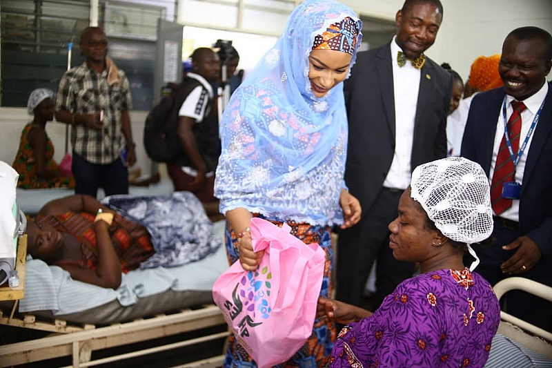 Second Lady Samira Visits Eastern Regional Hospital