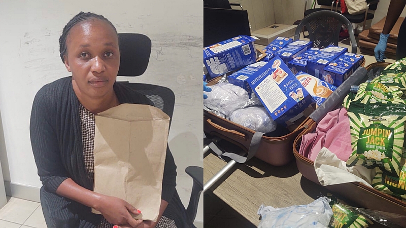 NACOC busts Kenyan woman at KIA for trafficking $309,120 worth of cocaine