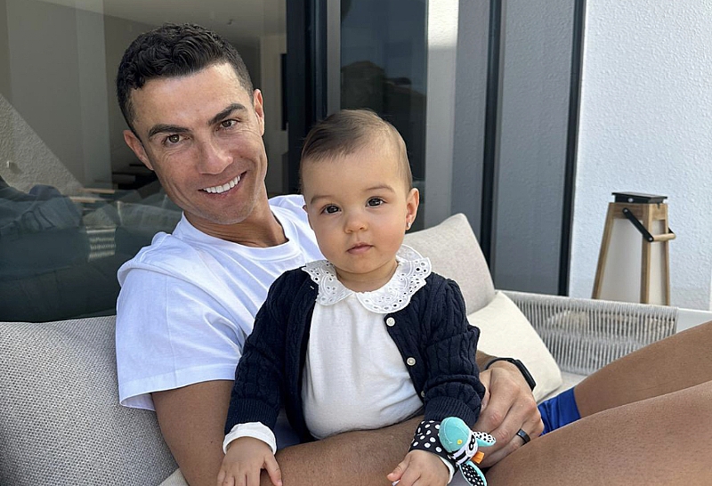 Cristiano Ronaldo shares heartfelt message to baby on first birthday