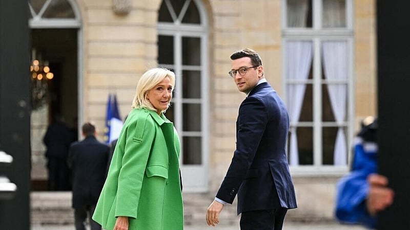 French far right courts business community ahead of election...