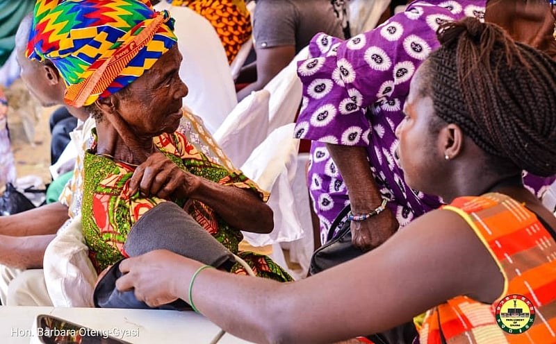 Tourism Minister Puts Smiles On Widows In Her Constituency