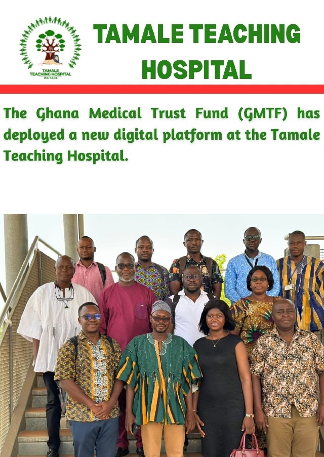 Ghana Medical Trust Fund deploys digital platform at Tamale Teaching Hospita