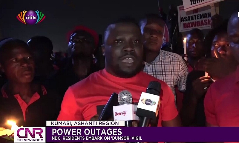 Ashanti Democrats to organise dumsor vigil in Accra