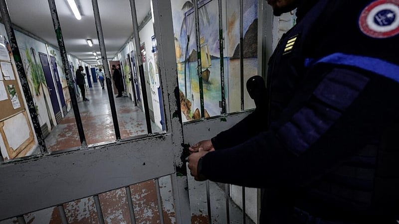 French prison guards call for strike action as overcrowding crisis deepens