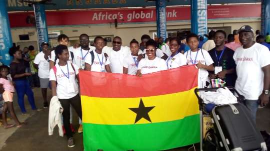 Team Ghana returns from African Junior Swimming Championship