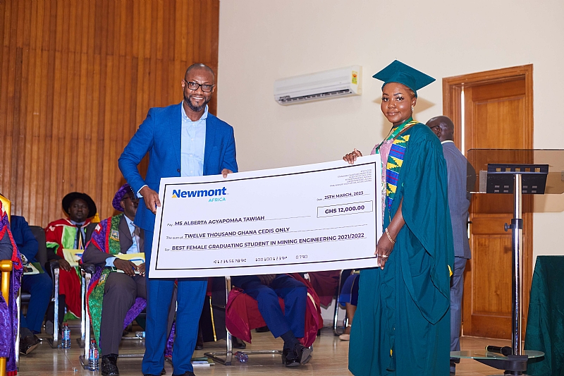 Newmont Africa honours best female graduating student in Mining Engineering at UMaT - Vimarsana News