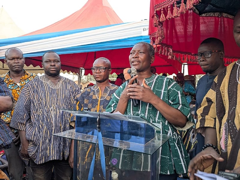 N R Elango Mp Navrongo MP tackles water crisis with 12 boreholes