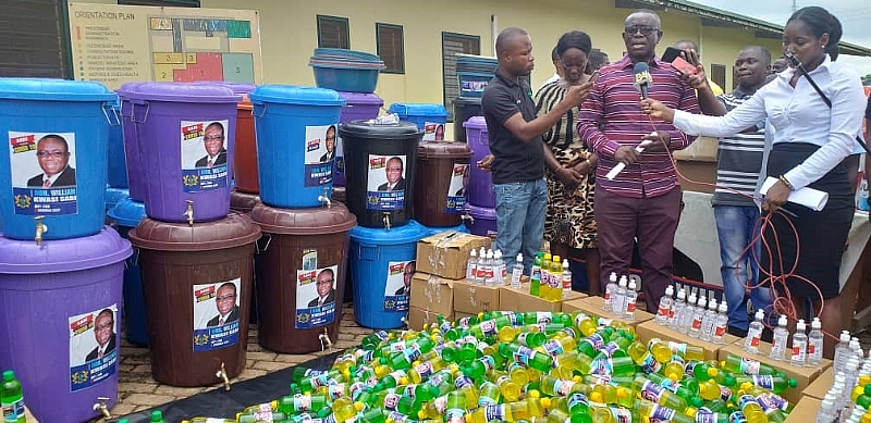 MP For Dormaa East Constituency Support District PHEC Against COVID 19