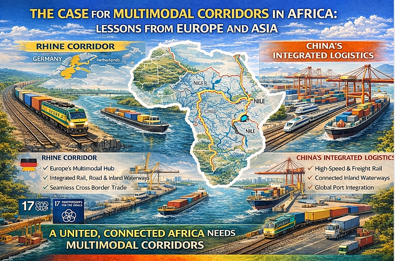 The Case for Multimodal Corridors in Africa: Lessons from Europe and Asia
