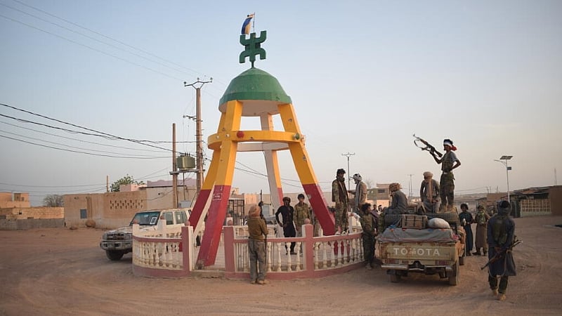 Mali rebels seize key military camp as junta forces and Russi