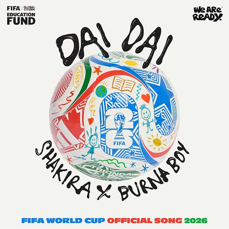 Shakira and Burna Boy team up for official FIFA World Cup 2026 song 'Dai Dai