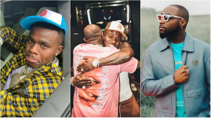 Davido hosts American rapper DaBaby in Lagos