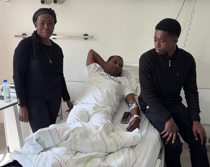 Akosua Serwaa Visits Ailing Business Mogul Kenpong at German Hospital