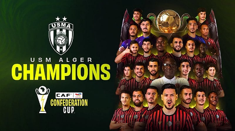 USM Alger crowned CAF Confederation Cup champions after epic penalty victory