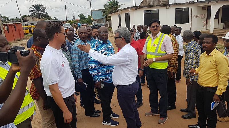 Ministry Of Railway, Ghana Railway Company Visit Ongoing Tema-Mpakadan ...