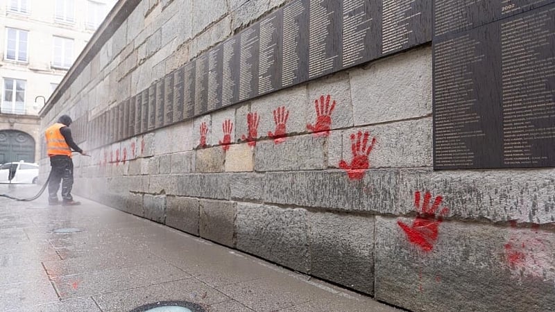French police track suspects in holocaust memorial vandalism attack into Belgium - Vimarsana News