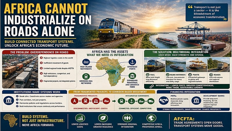 Africa Cannot Industrialize on Roads Alone