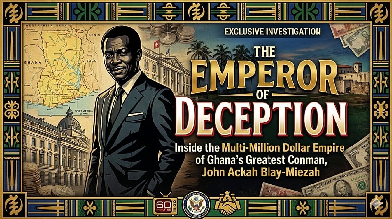 The Emperor of Deception: Inside the Multi-Million Dollar Empire of Ghana’s Greatest Conman, John Ackah Blay-Miezah