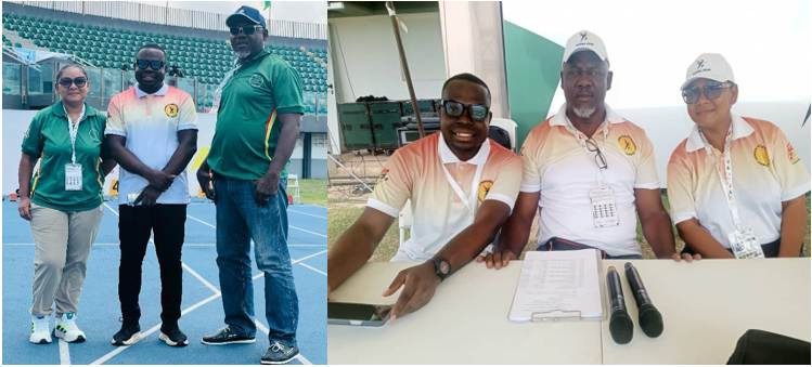 Ermines Onyema Makes History as Ghana’s First Dual Announcer in African Swim
