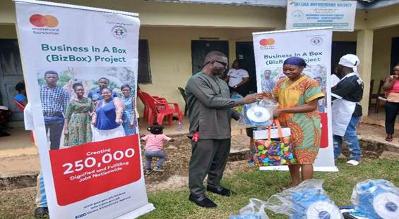 Ghana Enterprise Agency (GEA) and MasterCard Foundation trai...