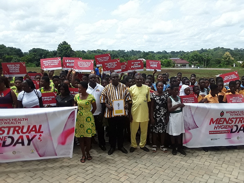 Adolescent Girls in Dormaa East District petition Akufo-Addo to remove taxes on menstrual products - Vimarsana News