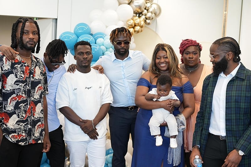 ZionFelix, Article Wan, Frank Naro, and other stars join Danny Lampo in celebrating his son Santiago's naming ceremony in London - Vimarsana News