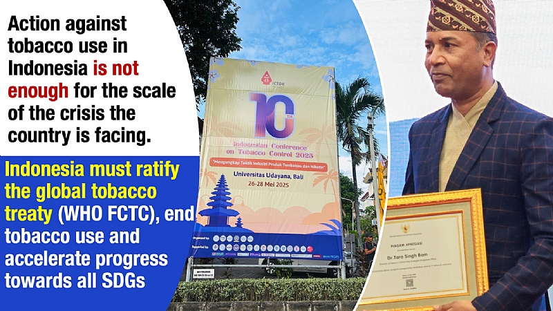 world conference on tobacco control 2025 Commitment to end tobacco must translate to bold actions on the ground