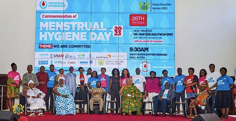 'We're committed' — Ghana Education Service commemorates 2023 Menstrual Hygiene Day - Vimarsana News