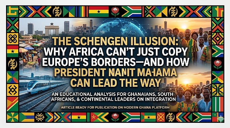 The Schengen Illusion: Why Africa Can’t Just Copy Europe’s Borders—And How President Mahama Can Lead the Way