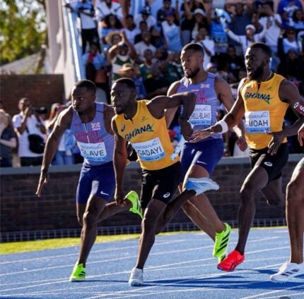 Ghana's 4x100m relay team qualifies for fourth straight World Athletics Cham