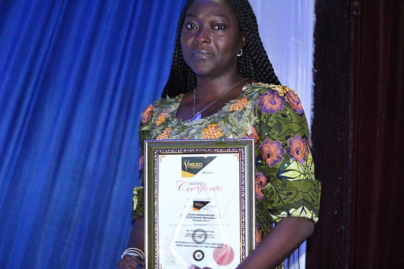 Historic! As WestBlue CEO Picks Prestigious Award At Ghana Entrepreneur ...