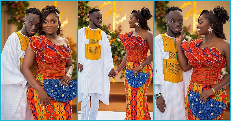 I didn't want to have an awkward face — Akwaboah explains reason he wiped his lips after kissing bride - Vimarsana News