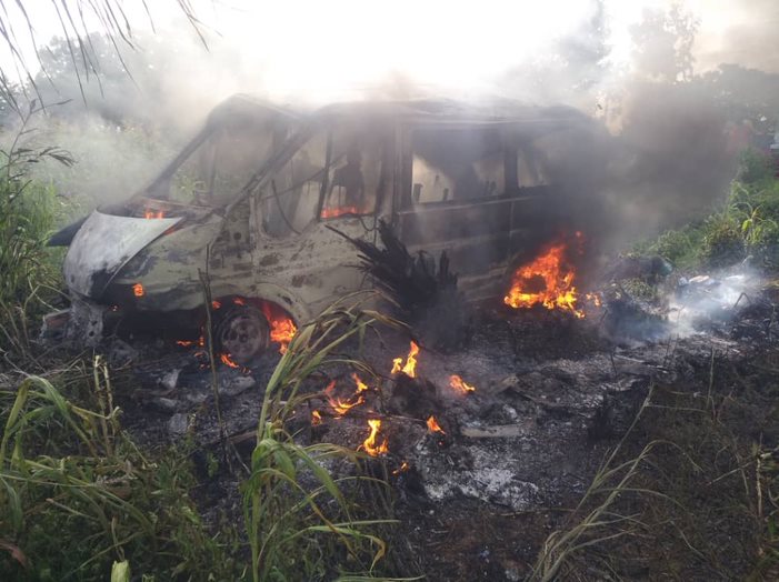 Vehicle burns to ashes, one dead in accident on Akatsi-Dzodze highway - Vimarsana News