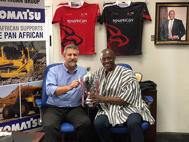 Delivery Of Rugby Scrum Machines Makes History In Ghana