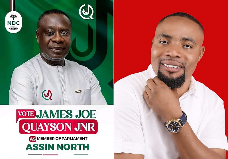 Assin Central NDC PC, executives storm Assin North to support James Quayson retain seat - Vimarsana News