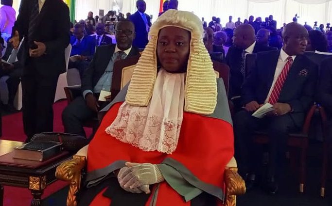 Akufo-Addo Swears Justice Gertrude Torkornoo Into Office As New Chief ...