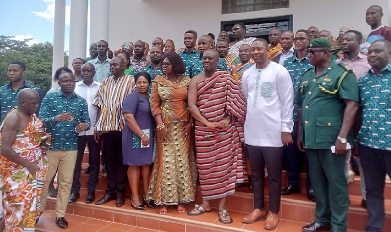 NHIS boss interacts with stakeholders in Bono region