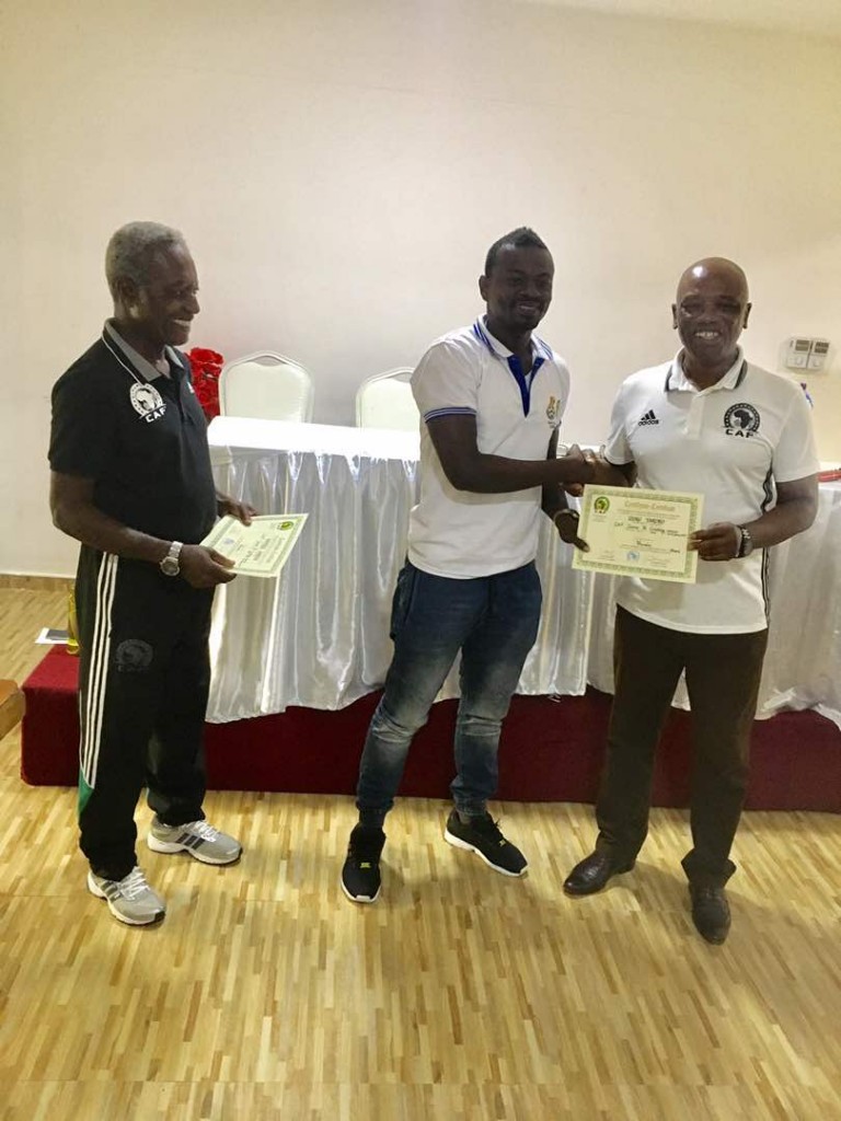 Ex Olympics Striker Nuru Yakubu Secures CAF License B Coaching Certificate